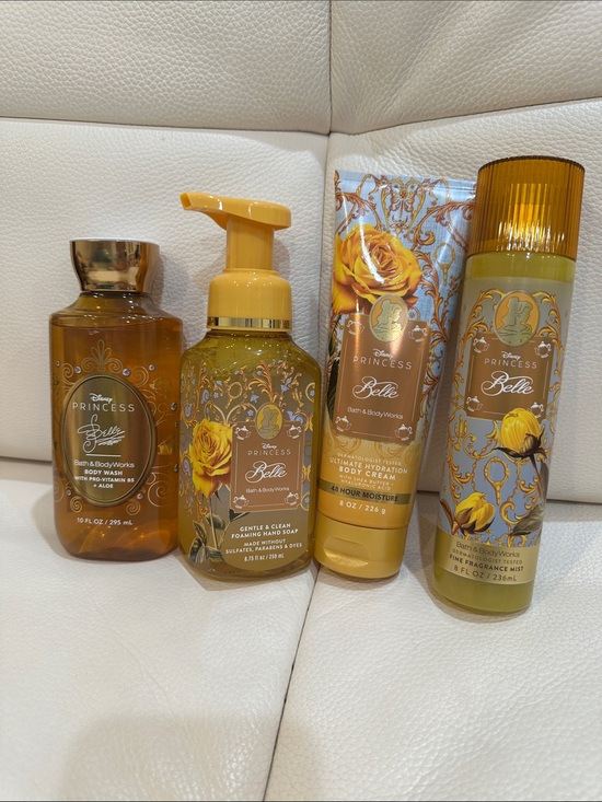 Bath & Body Works Other - Bath & Body Works Disney Princess Belle 4 Pieces Set